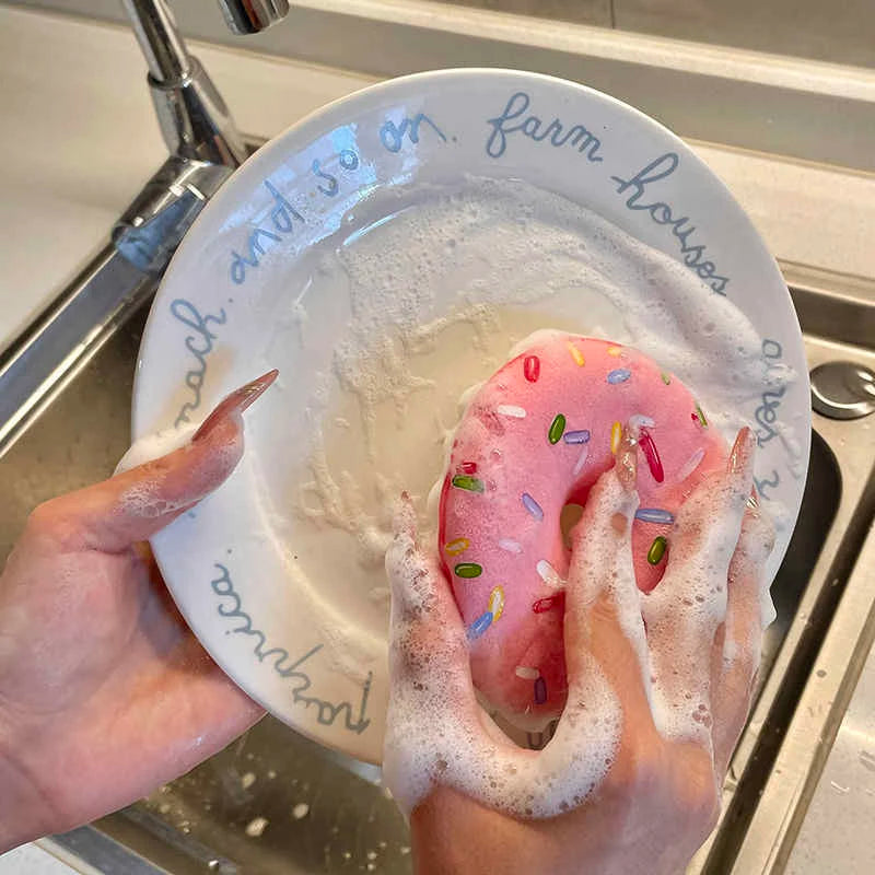 Brosse à Vaisselle Donut avec Ventouse