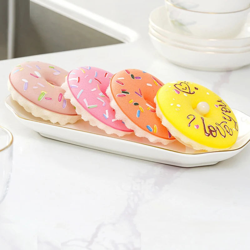 Brosse à Vaisselle Donut avec Ventouse